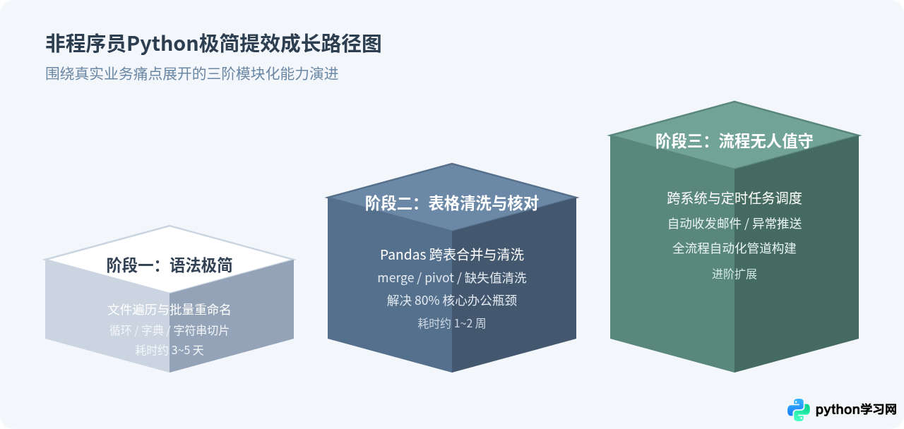 非程序员为什么要学Python？财务、运营岗位的提效实战案例