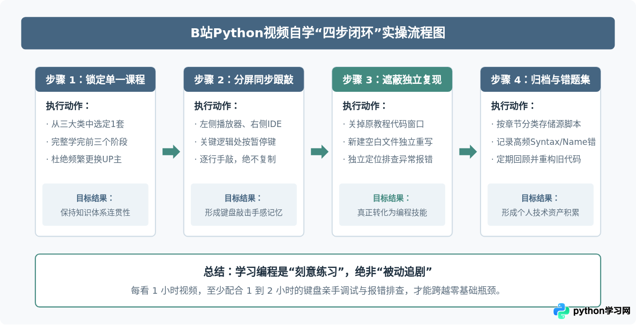 B站有哪些适合零基础的Python自学视频推荐