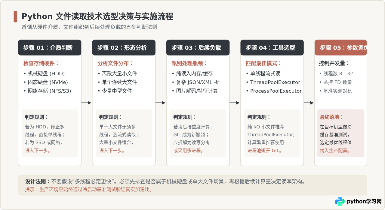 Python多线程读取文件真的比单线程快吗？