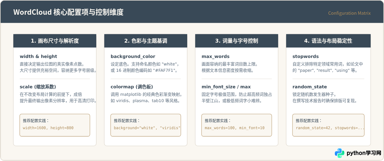 Python wordcloud库入门：生成第一张英文词云图