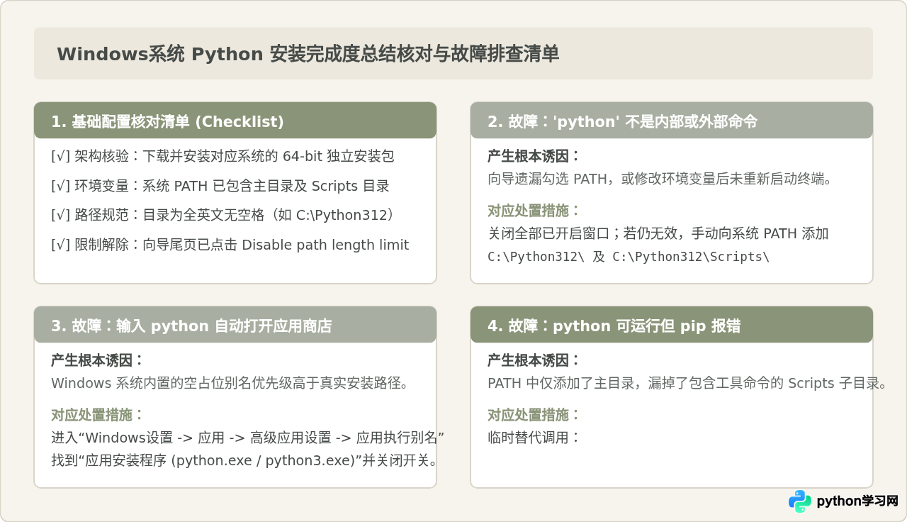 Windows系统Python下载与安装全流程视频演示
