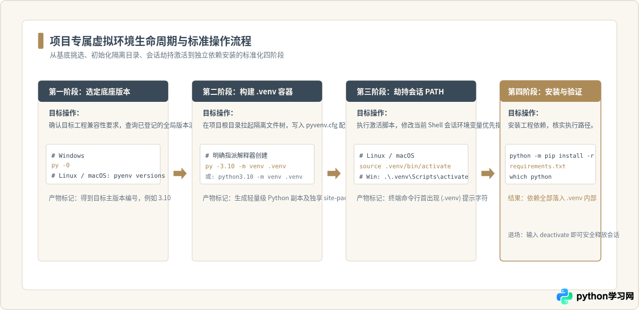同一台电脑共存多个Python版本时的环境切换与管理