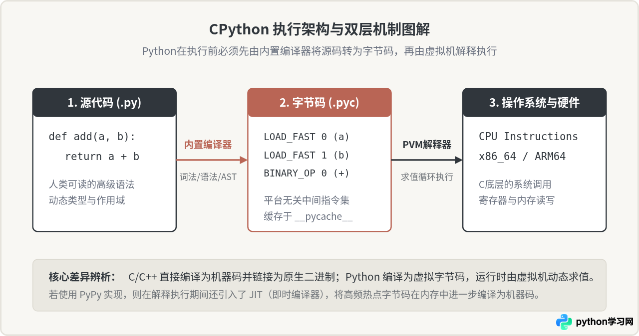 Python没有编译器？澄清解释器概念并推荐主流开发平台
