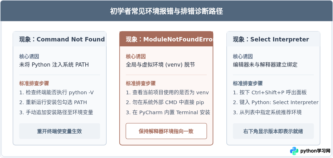 Python编辑器怎么选：VS Code、PyCharm与IDLE新手入门对比