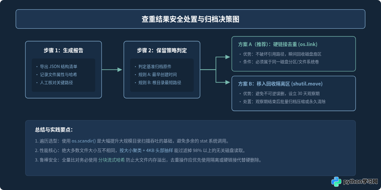 Python批量文件查重：怎么高效遍历并比对文件夹内容