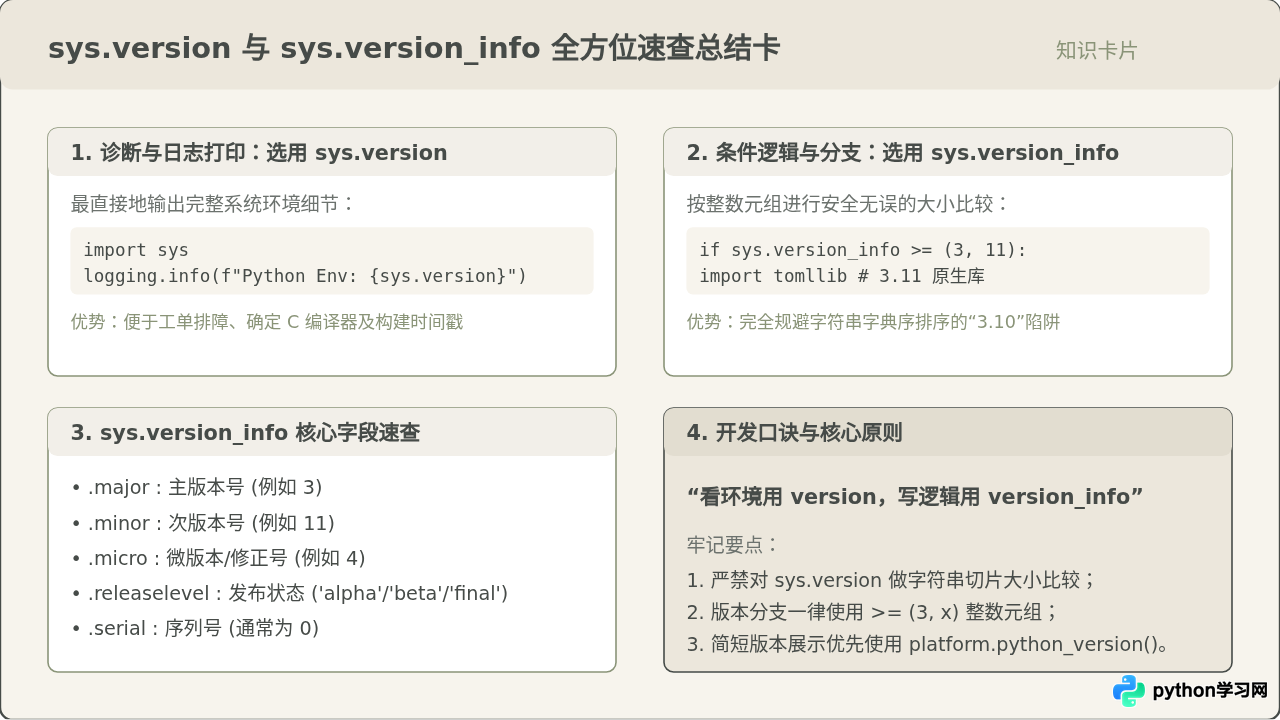 sys.version与sys.version_info：Python中获取版本信息的两种方式