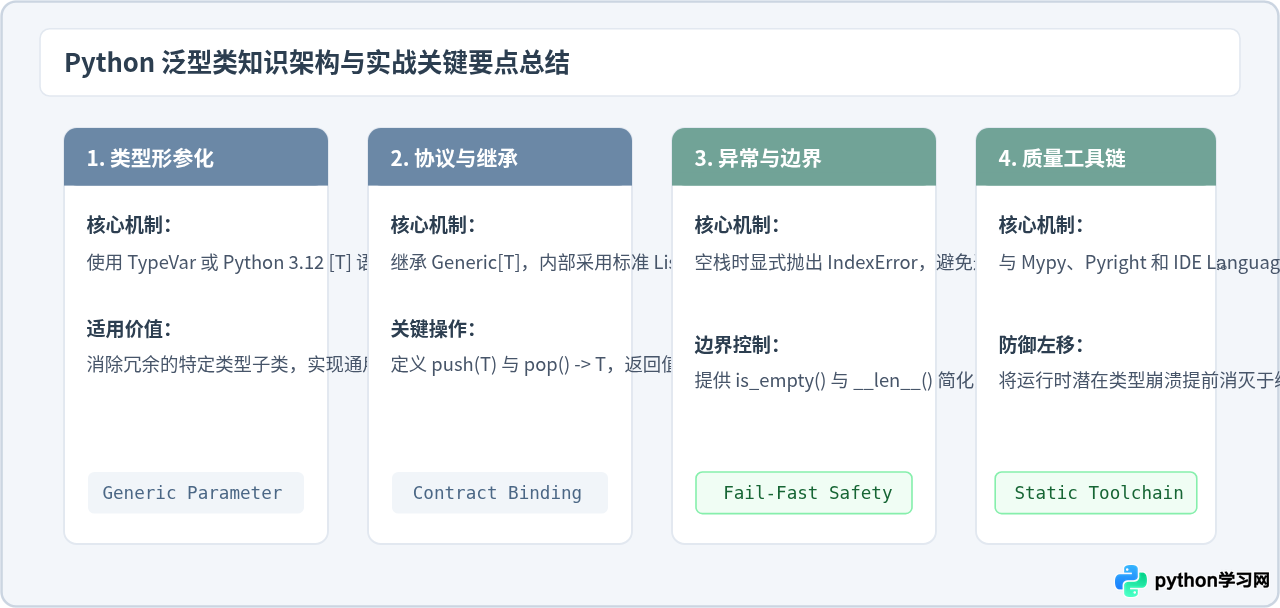 Python泛型类实战：构建类型安全的通用栈结构