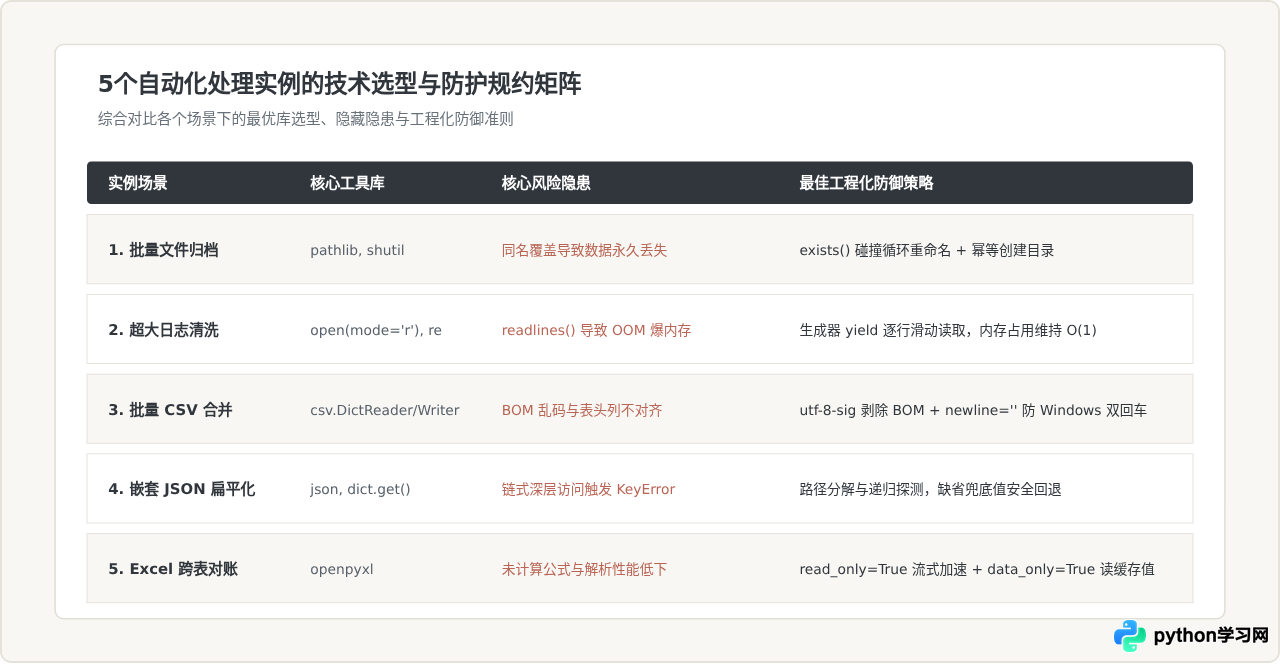 5个实用的Python自动化脚本编写实例：文件处理与数据读取