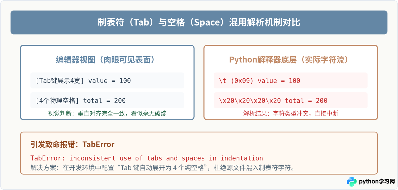 Python基础语法易错点：缩进规则与冒号使用规范