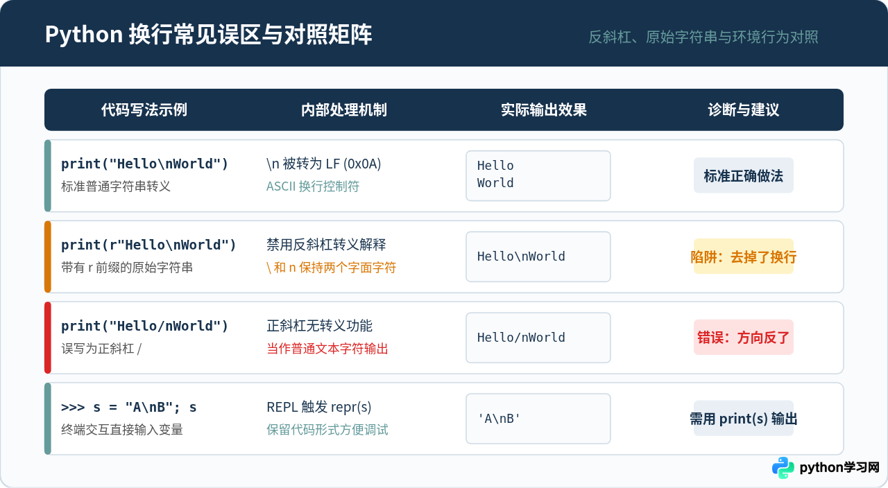 Python怎么使用\n转义字符实现换行输出