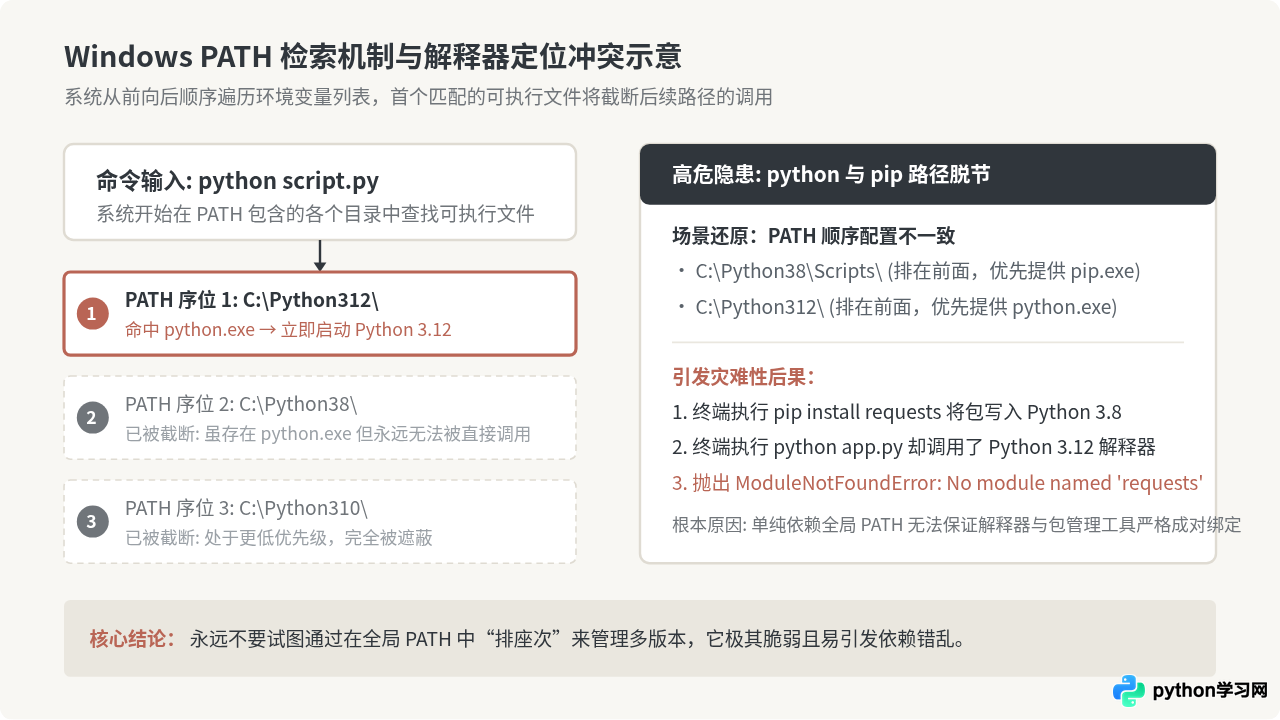 Windows下同时安装多个Python版本时的环境变量配置策略