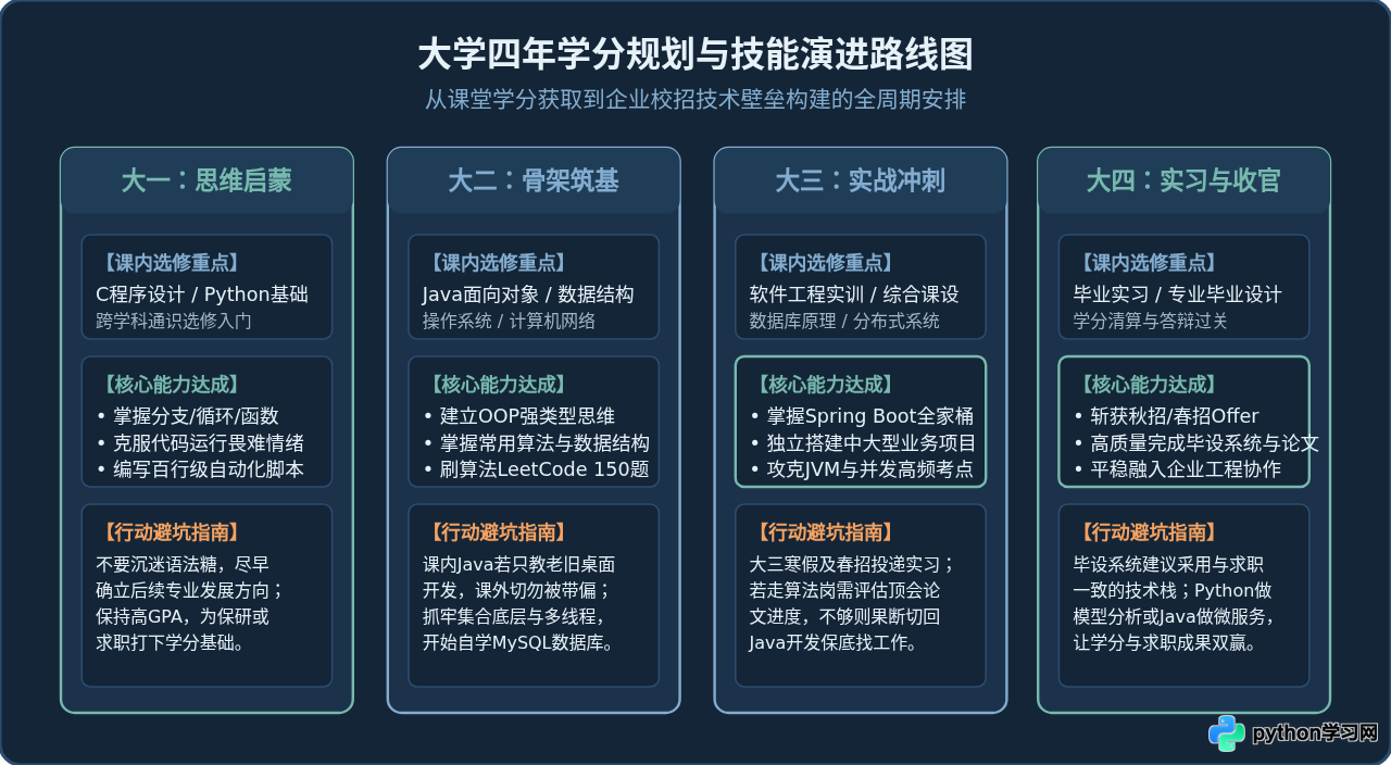 大学生选课指南：高校教学与企业校招中的Python和Java地位