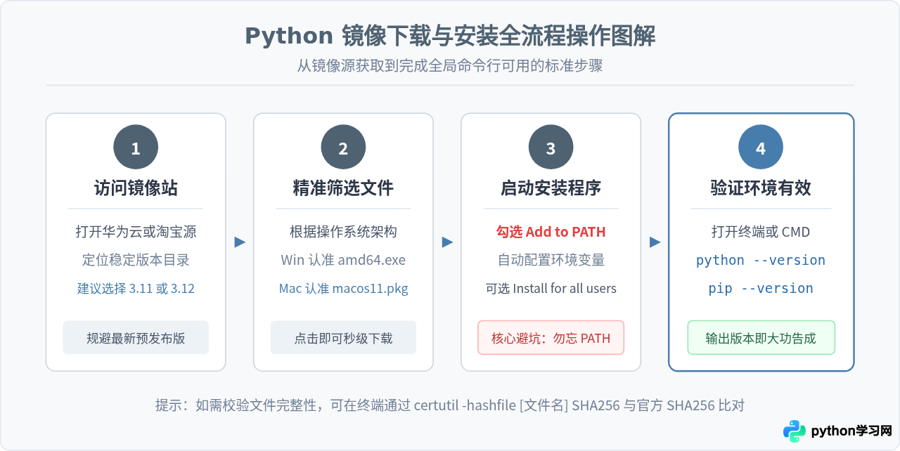 国内下载Python安装包速度慢怎么办？附镜像源地址