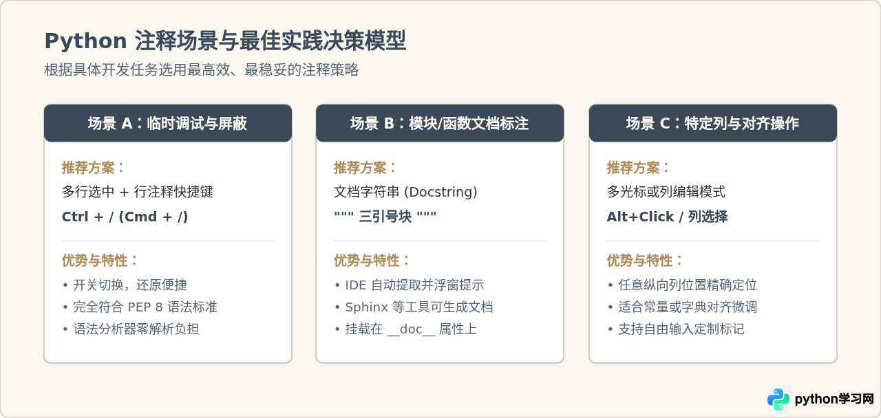 VS Code和PyCharm中Python批量注释快捷键指南