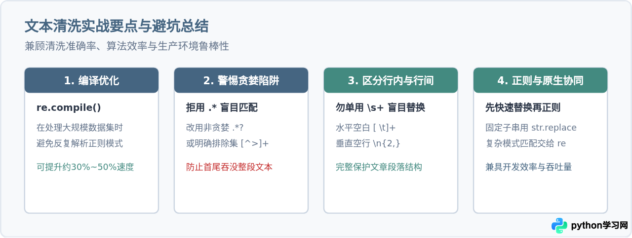 实战案例：用Python正则表达式清洗杂乱文本数据