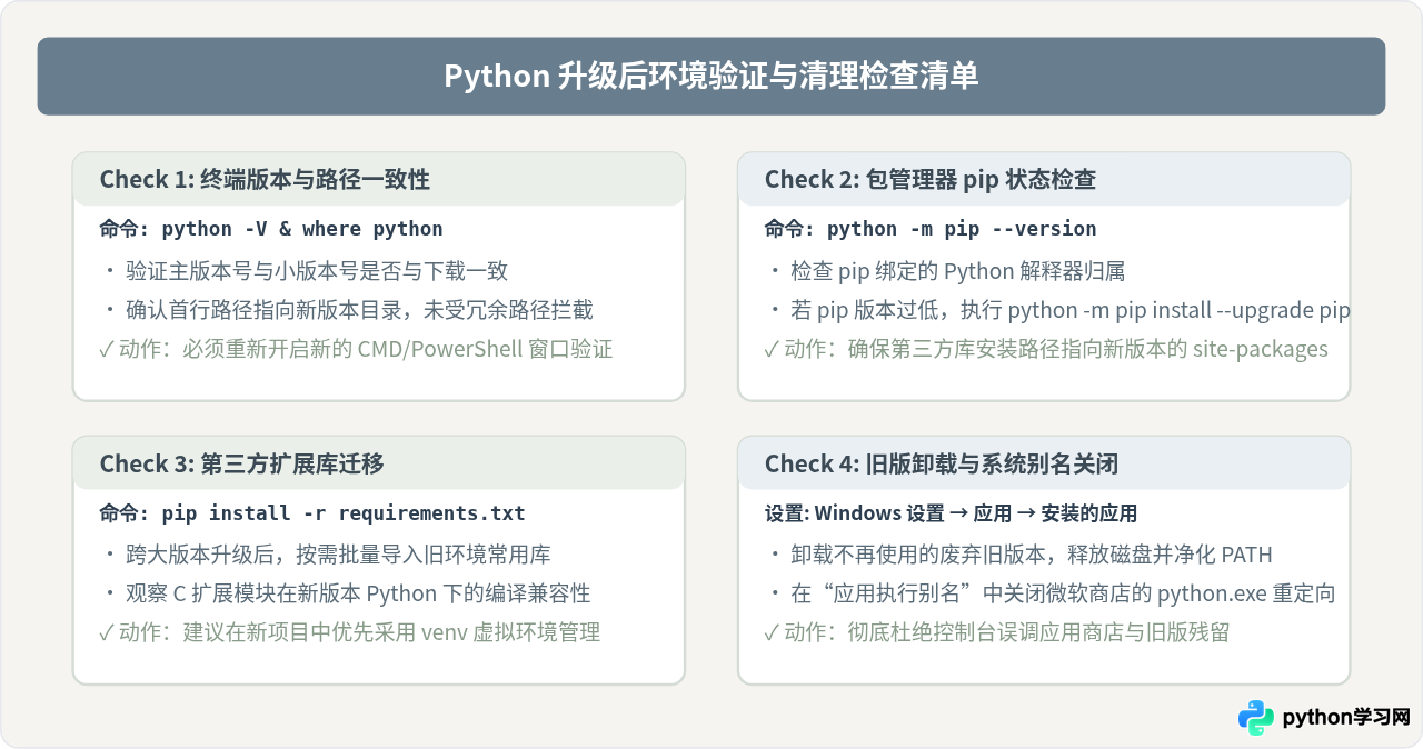 Windows下Python升级：官方安装包下载与覆盖安装步骤