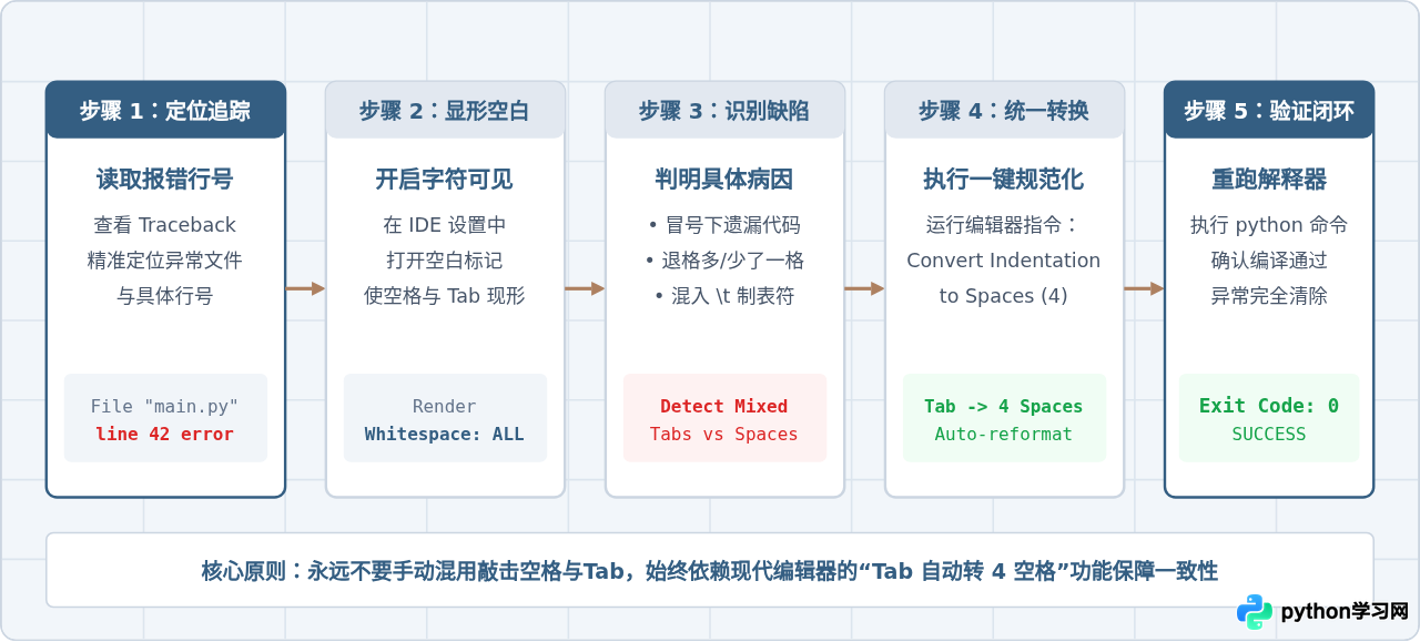 Python程序结构基础：缩进规则与代码块层级