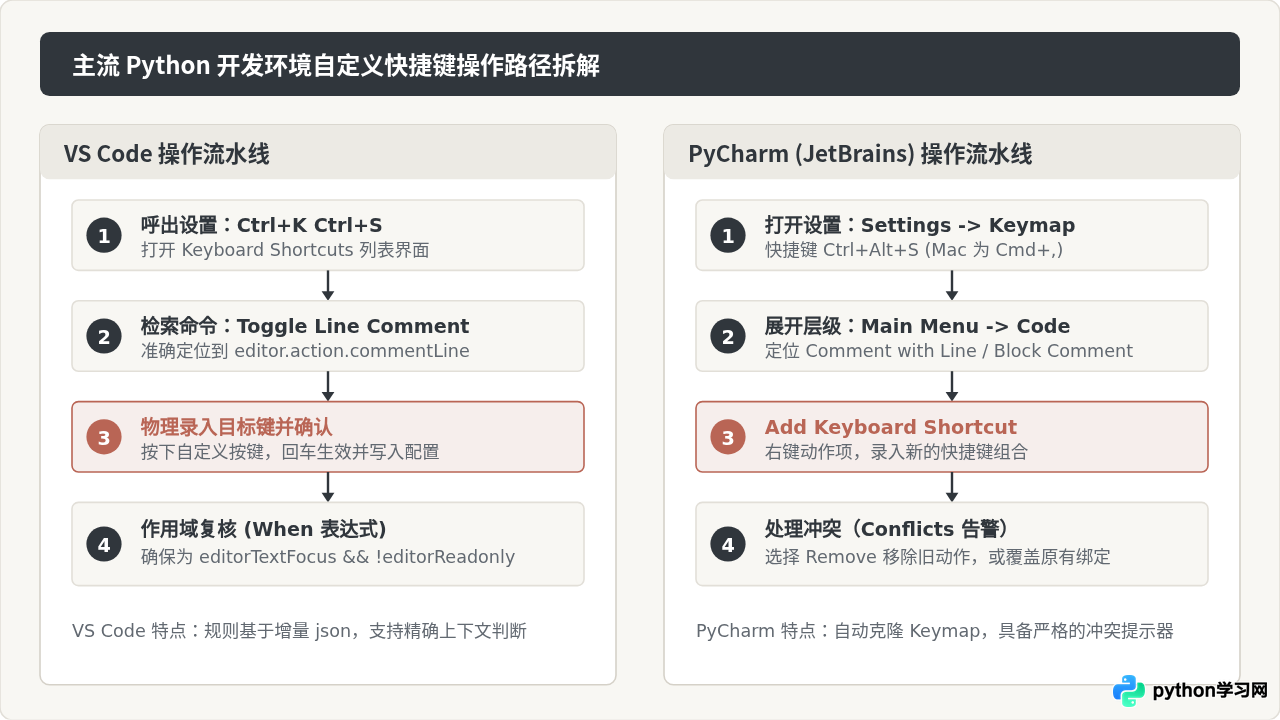 怎么自定义Python开发环境的注释快捷键