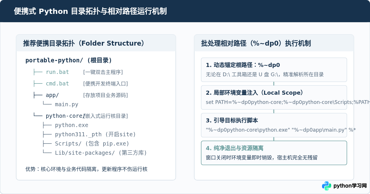 怎么制作便携式Python运行器：嵌入式环境搭建指南