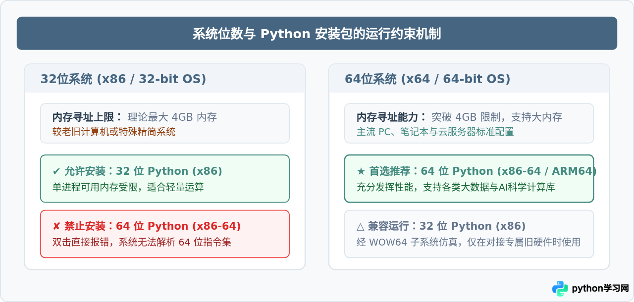 怎么查看电脑系统是32位还是64位以匹配Python安装包