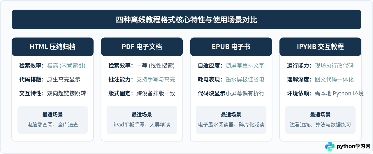 哪里可以免费下载高质量的Python离线教程