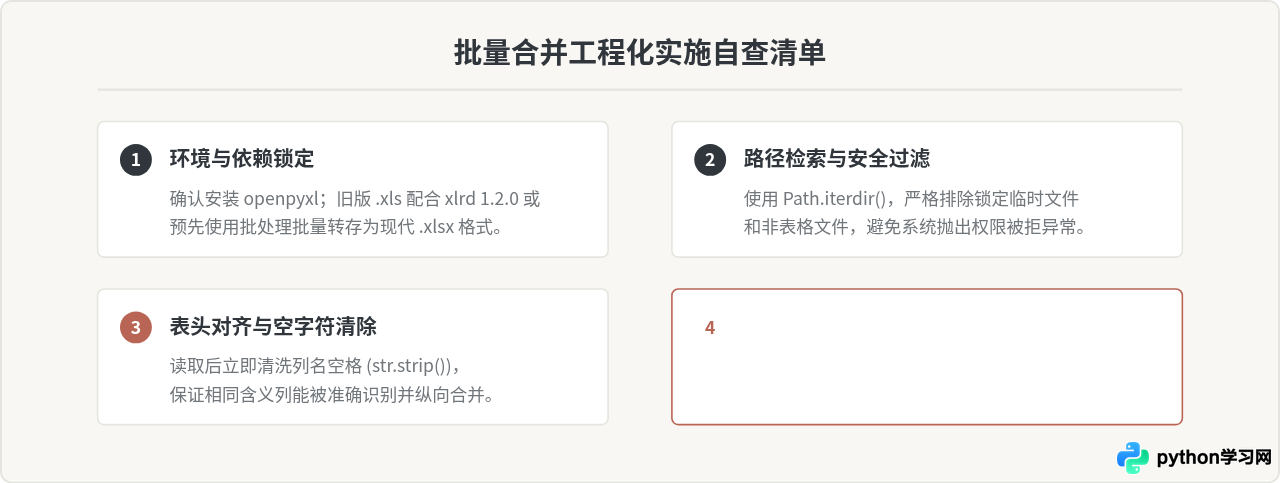 Python批量读取文件夹下多个Excel文件并合并数据的实现方法