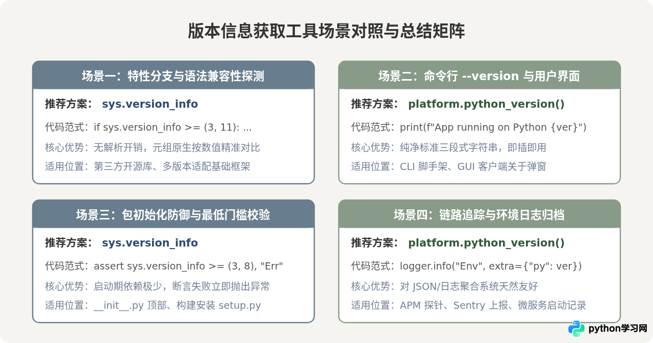sys.version_info与platform.Python_version()获取版本信息的差异