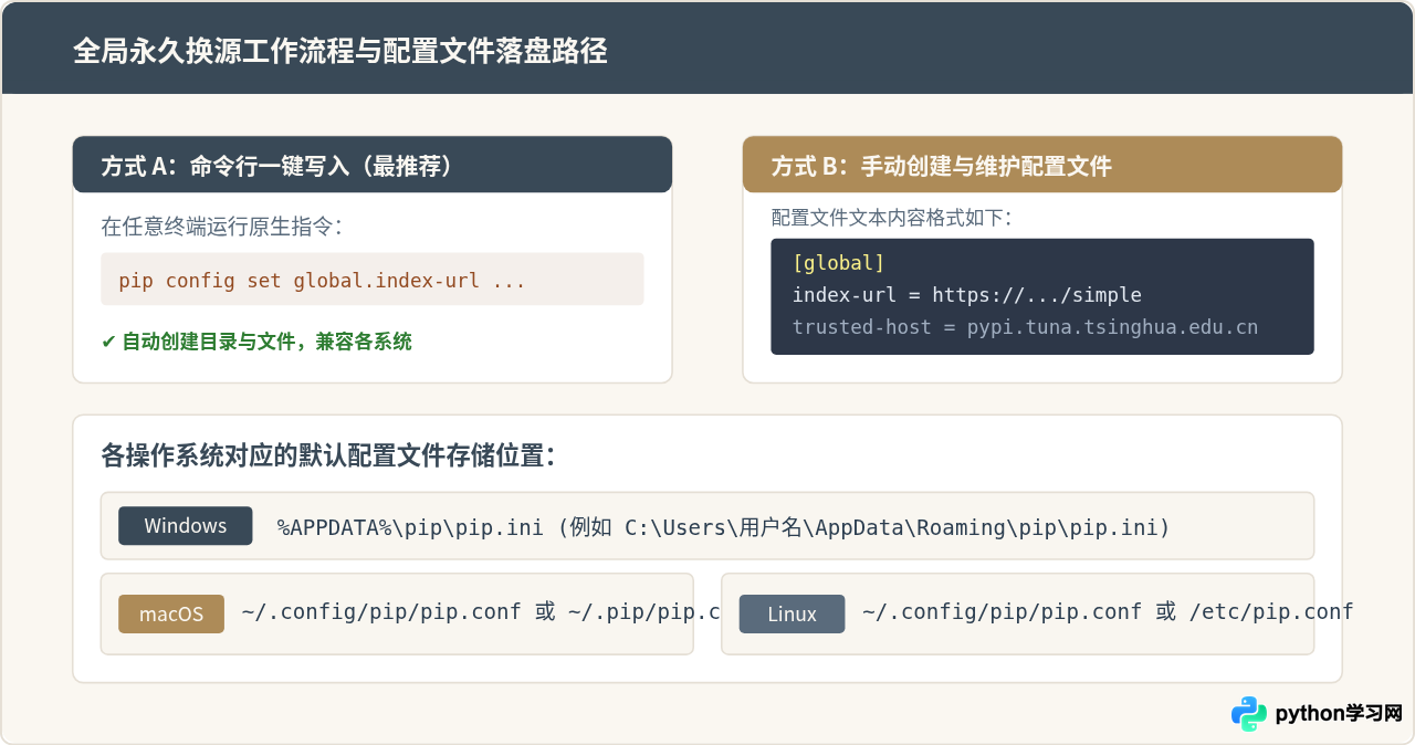 Python pip安装第三方库太慢怎么办