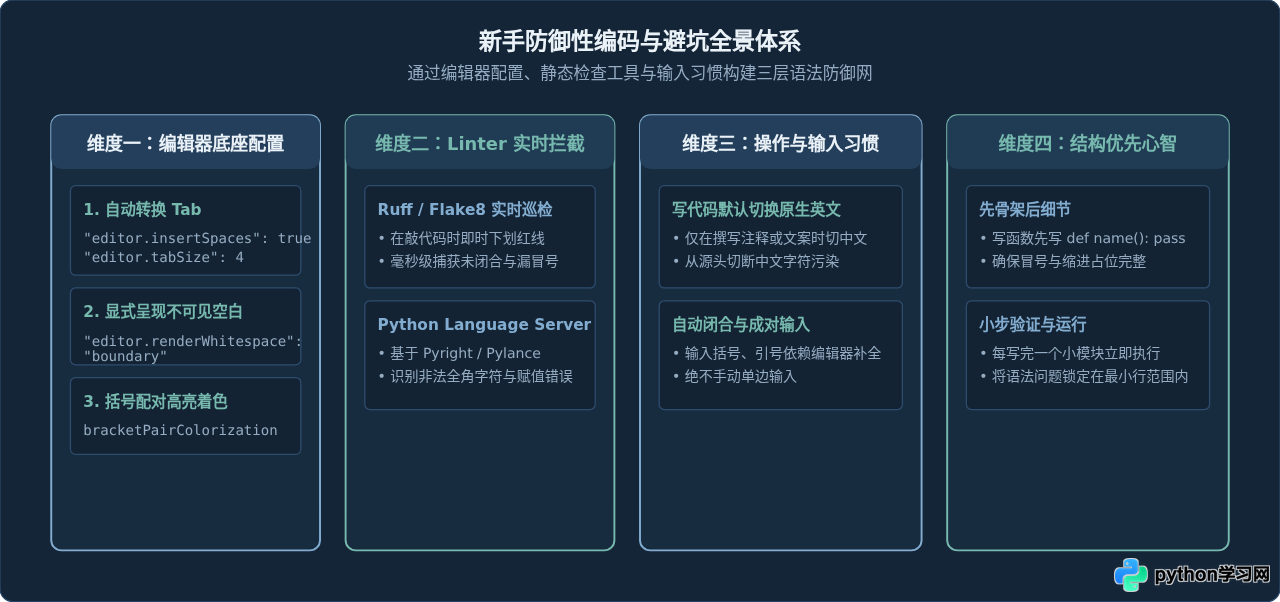 Python新手怎么避坑？初学者常见的5个语法错误解析
