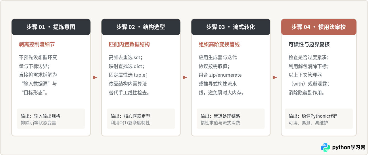 初学者怎么理解Python程序设计思维：简洁语法背后的逻辑
