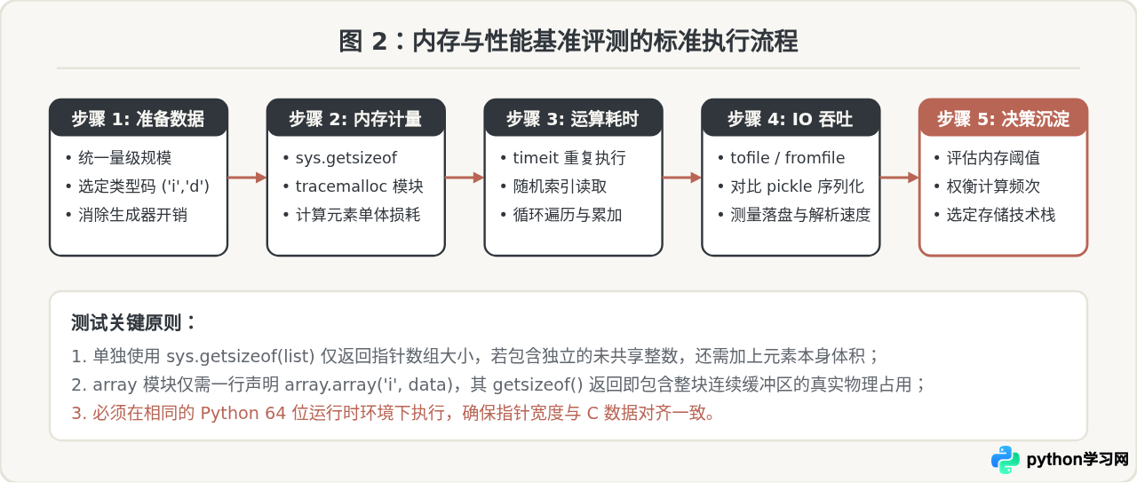 Python list和array模块有什么区别？内存占用与性能对比