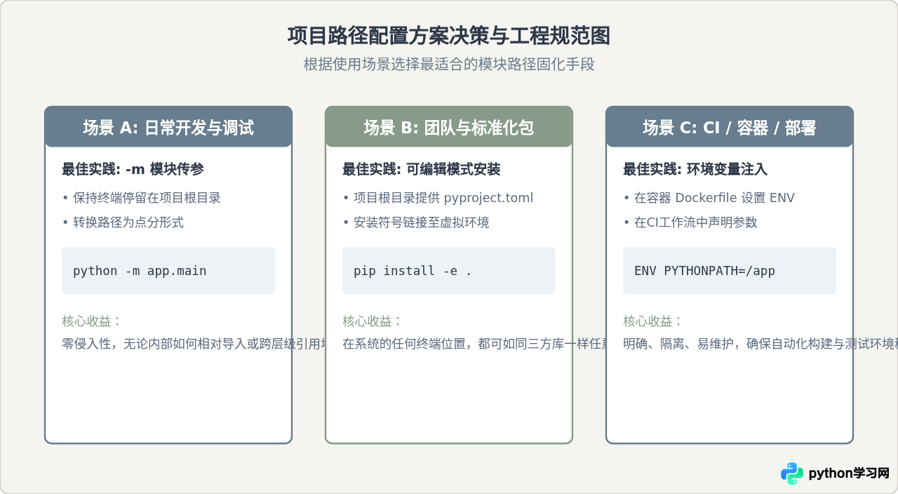Python项目路径放置不当导致ModuleNotFoundError的排查方法