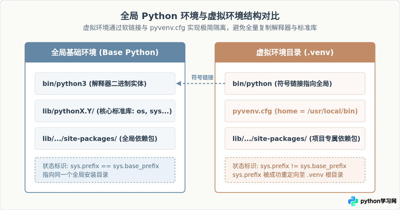 Python虚拟环境的工作原理：site-packages隔离机制解析