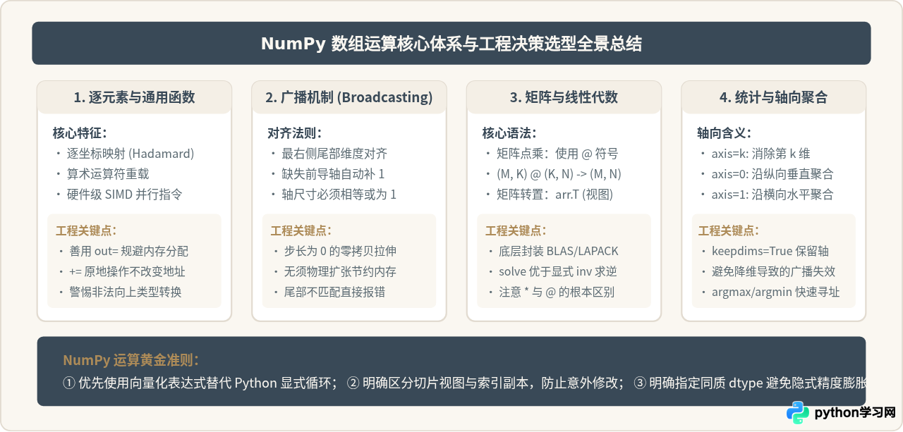 NumPy数组运算详解：Python数据分析的数值计算基础