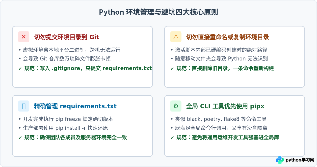Python虚拟环境是什么？为什么不建议直接用全局环境