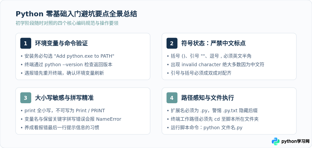 Python零基础入门：从环境安装到写出第一行代码
