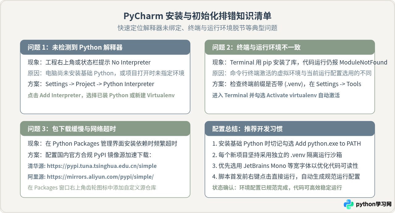 PyCharm安装教程：Windows/macOS/Linux下载与配置步骤