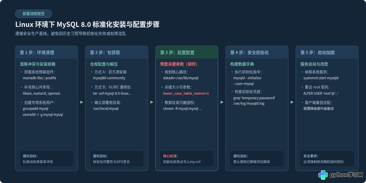MySQL 8.0与5.7在Linux下的安装区别及版本选择建议