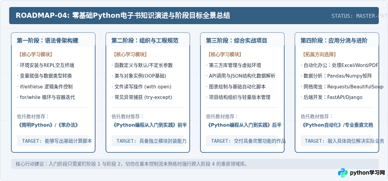 零基础学Python：有哪些优质的中文编程基础电子书？