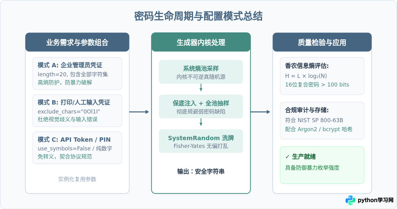 构建可配置的Python密码生成器类