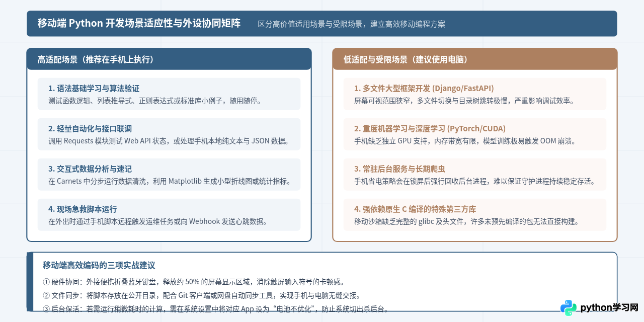 手机上怎么运行Python代码？推荐Pydroid等移动端App