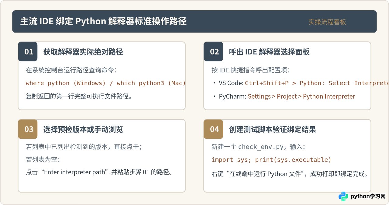 Python IDE安装后无法运行代码怎么办？新手常见环境配置问题解答