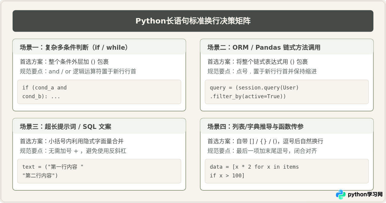 Python长语句换行报SyntaxError怎么办