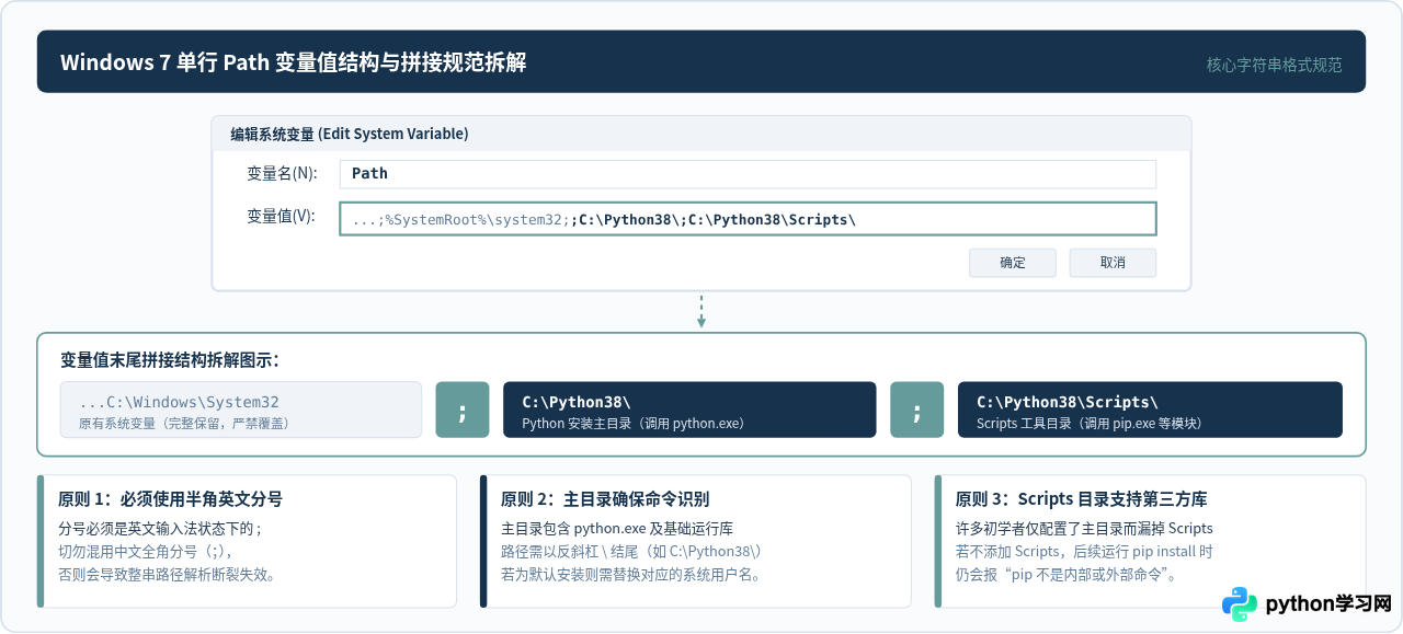 怎么在Win7控制面板中找到Python环境变量设置入口
