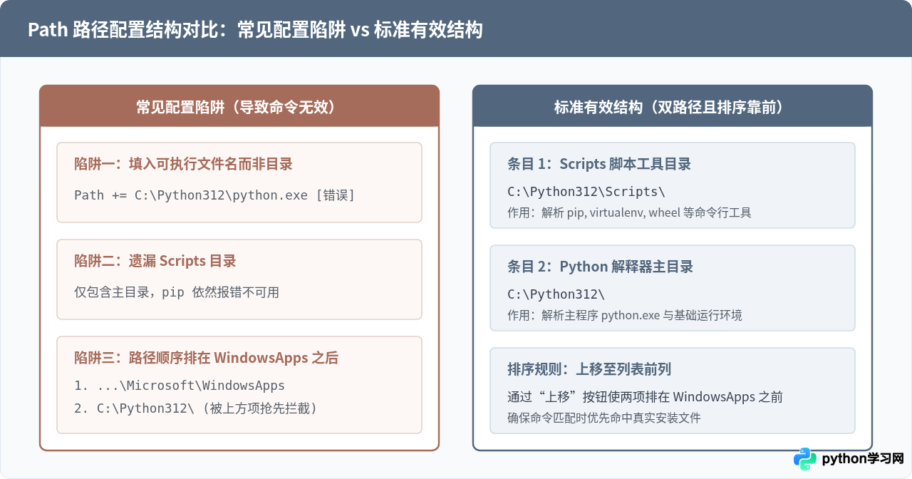 Python环境变量新建后为什么命令仍无效