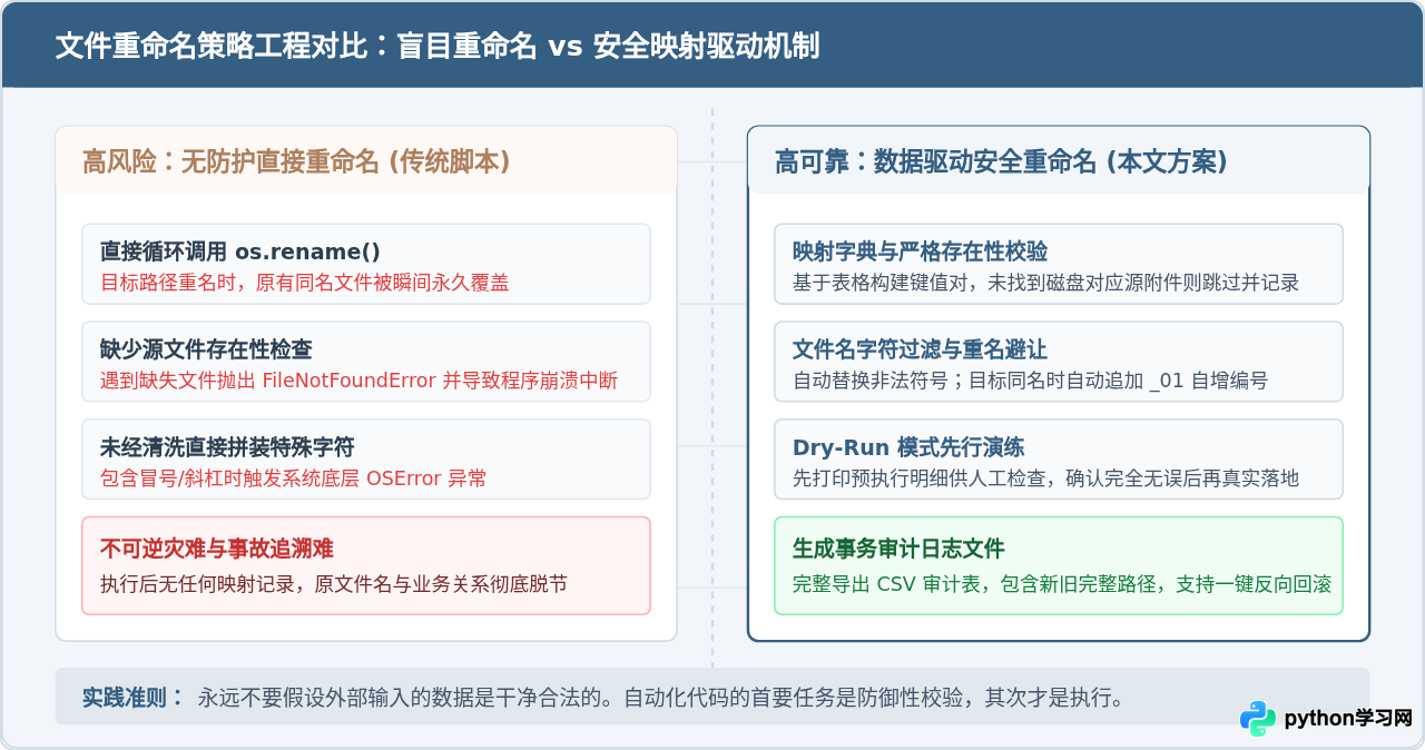 Python办公自动化案例：批量处理Excel数据与文件重命名