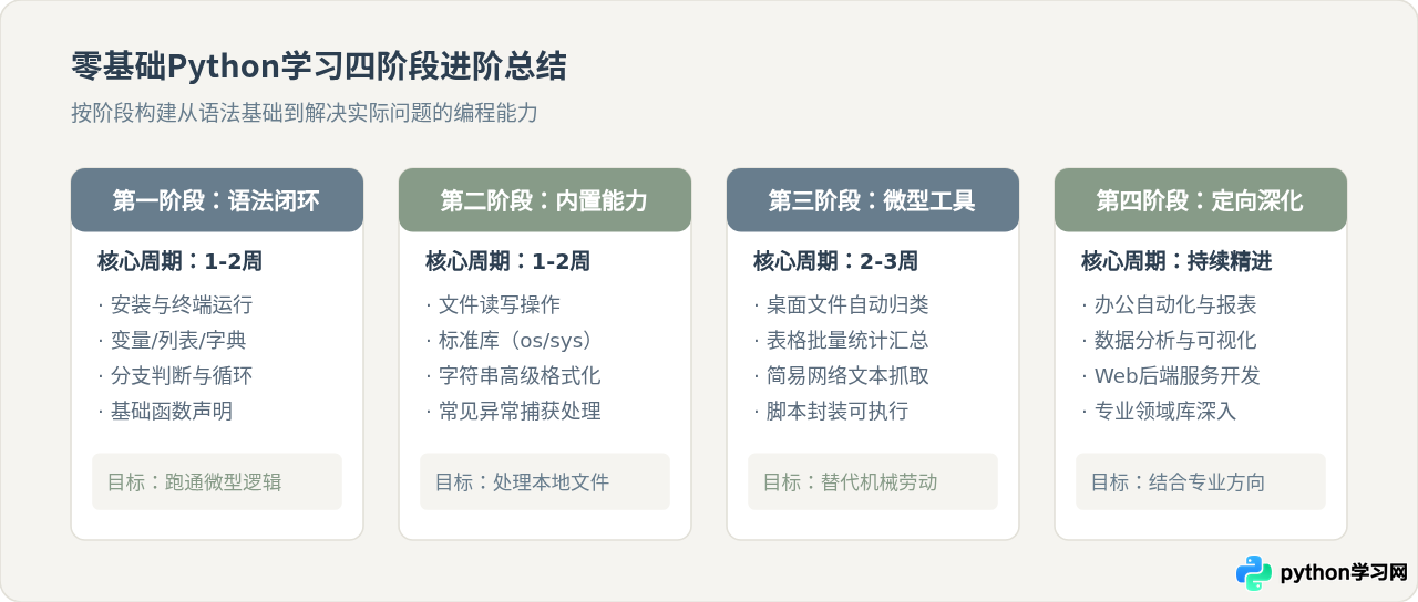 零基础怎么开始学Python编程