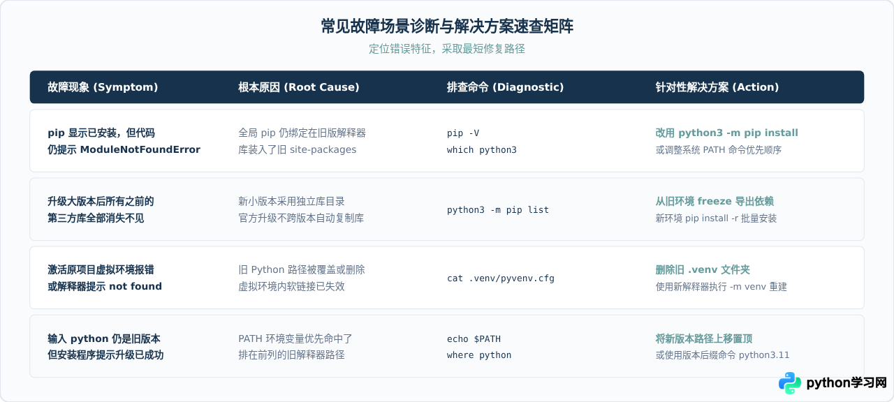 升级Python后pip安装的库无法导入怎么办