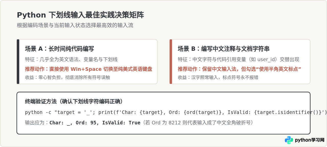 中文输入法下Python下划线打不出来怎么办