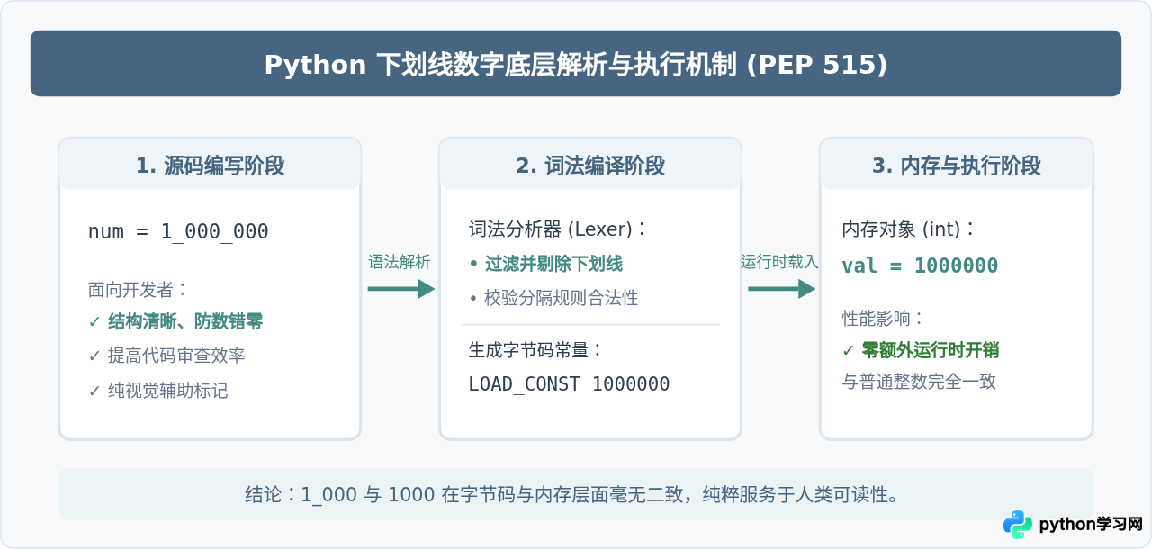 Python数字中间加下划线1_000有什么用？